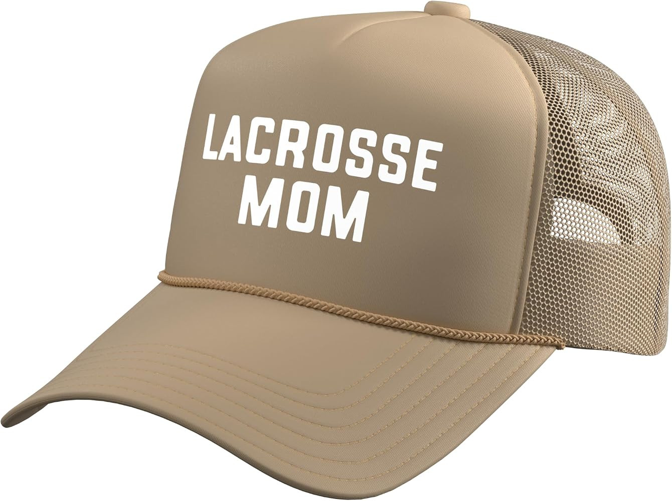 Lax Lacrosse Mom - Simple Retro Text Trucker Hat with Adjustable Mesh Back | Amazon (US)