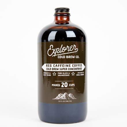 Explorer Cold Brew | Reg Caffeine | 1:4 Super Concentrate | Makes 20-30 Coffees | 32oz | Amazon (US)