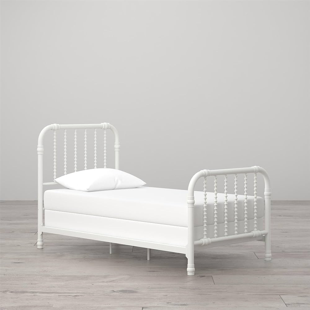 Little Seeds Monarch Hill Wren Metal Bed Twin, White | Amazon (US)
