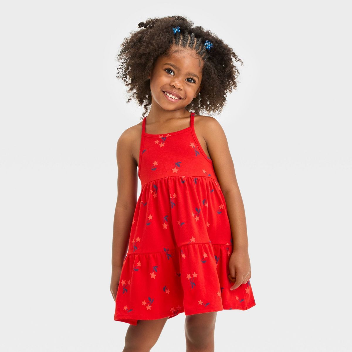 Toddler Girls' Red Cherries Tank Dress - Cat & Jack™ | Target