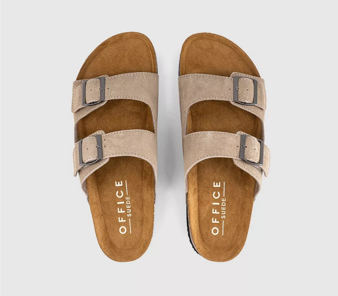 Sidney Double Buckle Footbed Sandals | Office Shoes (UK)