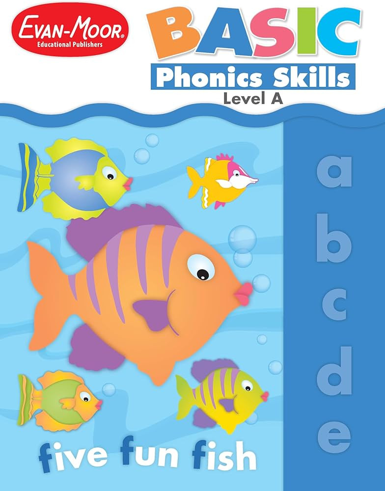 Evan-Moor Basic Phonics Skills for Grades Pre-K and K, Level A, Teacher Reproducible Pages; Teach... | Amazon (US)