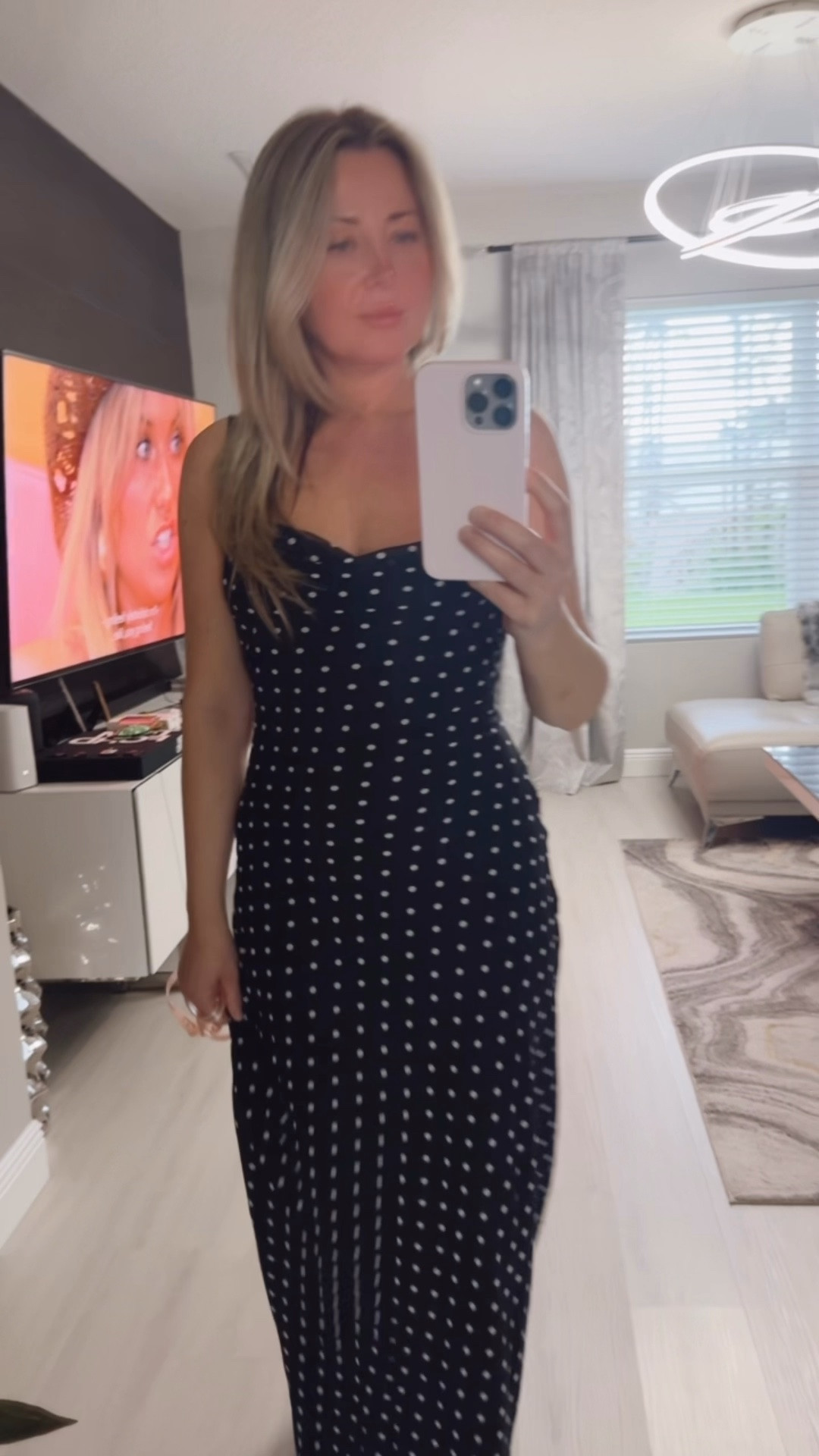 The most perfect black polka dot dress! TTS. Wearing small. I’m 5’6
@Lulus  

#summer #polkadot #summer #lovelulus

#LTKgrwm #LTKootd #LTKWedding

#LTKdayinmylife #LTKgrwm