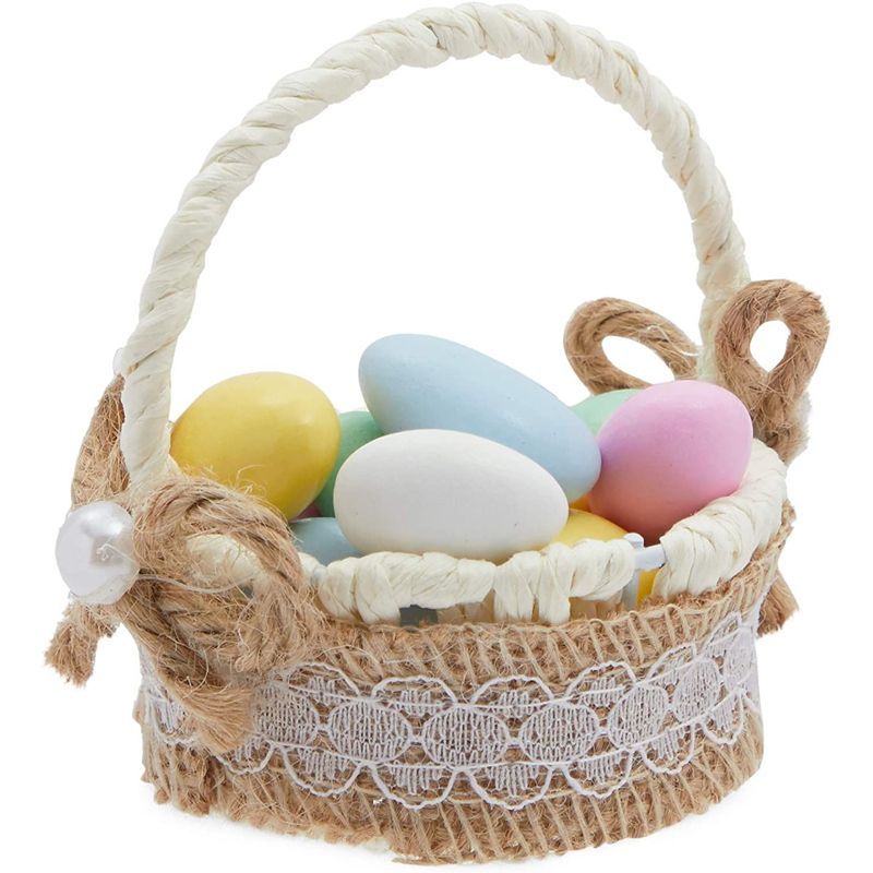Bright Creations 12 Pack Mini Woven Baskets with Handles for Treats and Easter Decor (2.5 x 3 Inc... | Target