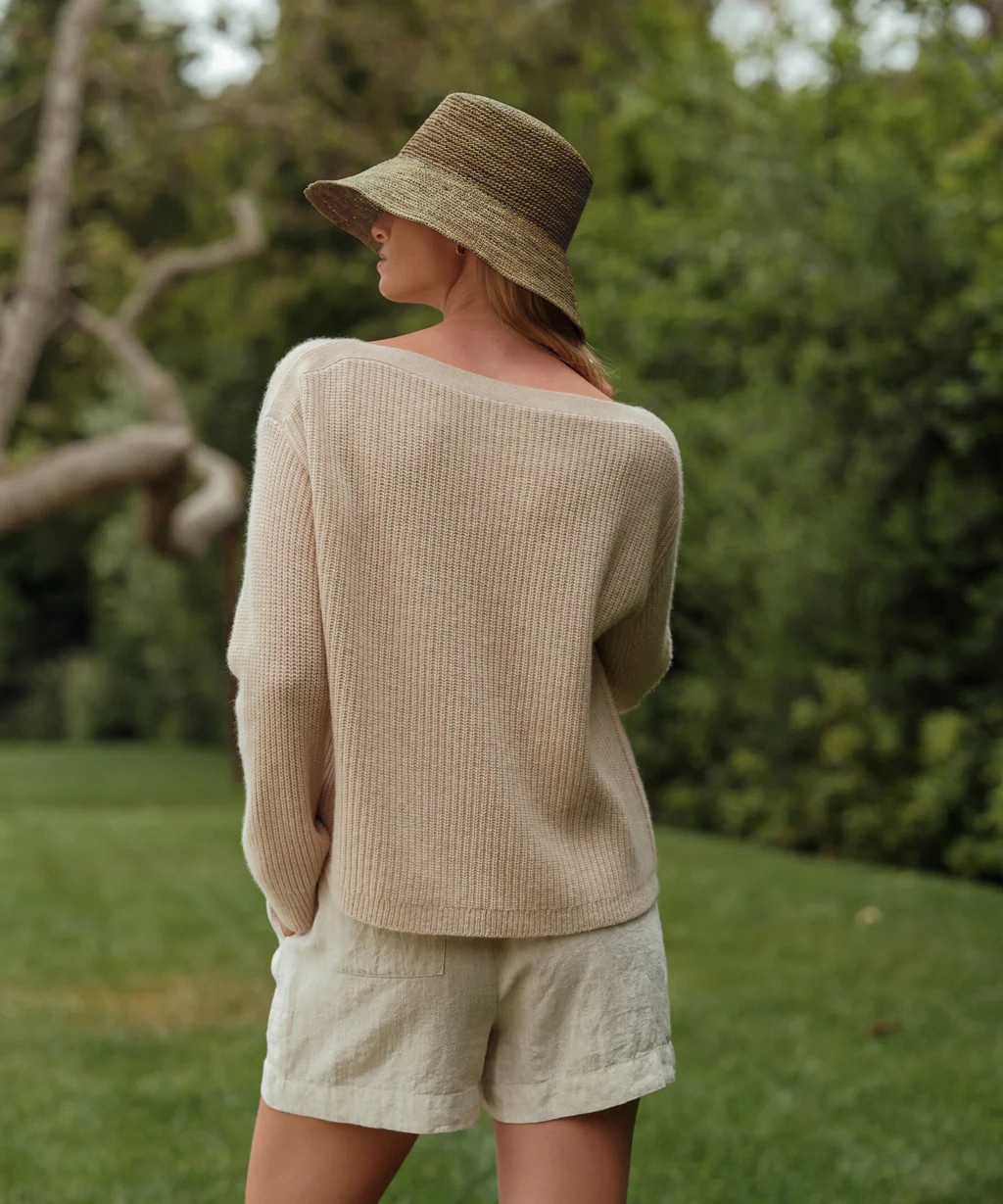 Crochet Raffia Sun Hat | Jenni Kayne