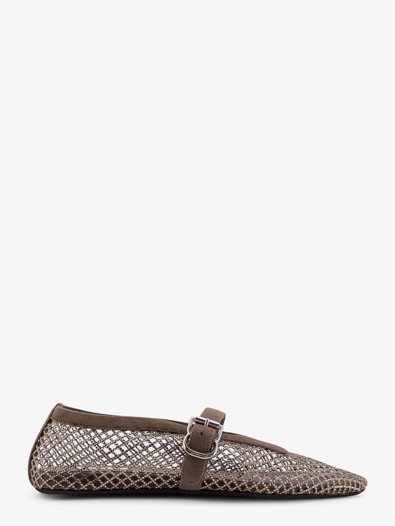Flat mesh ballerinas with rhinestone detail - Alaia, 40 | Nugnes 1920