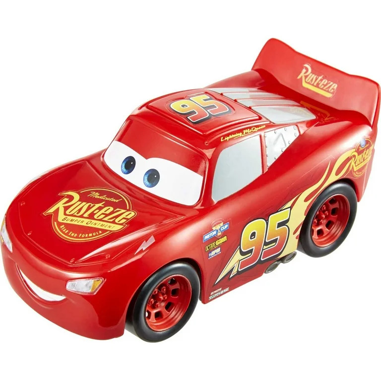 Disney Pixar Cars Track Talkers Lightning McQueen Talking Toy Car, 5.5 inch Collectible - Walmart... | Walmart (US)