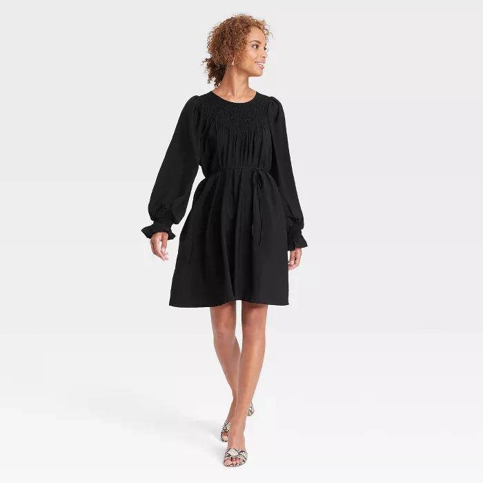 Women's Long Sleeve Tent Dress - A New Day™ | Target