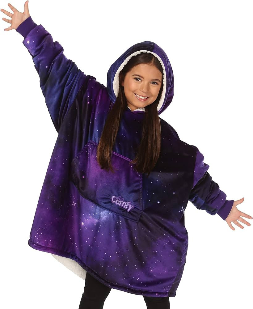 THE COMFY JR | The Original Oversized Microfiber & Sherpa Wearable Blanket for Kids, Seen On Shar... | Amazon (US)