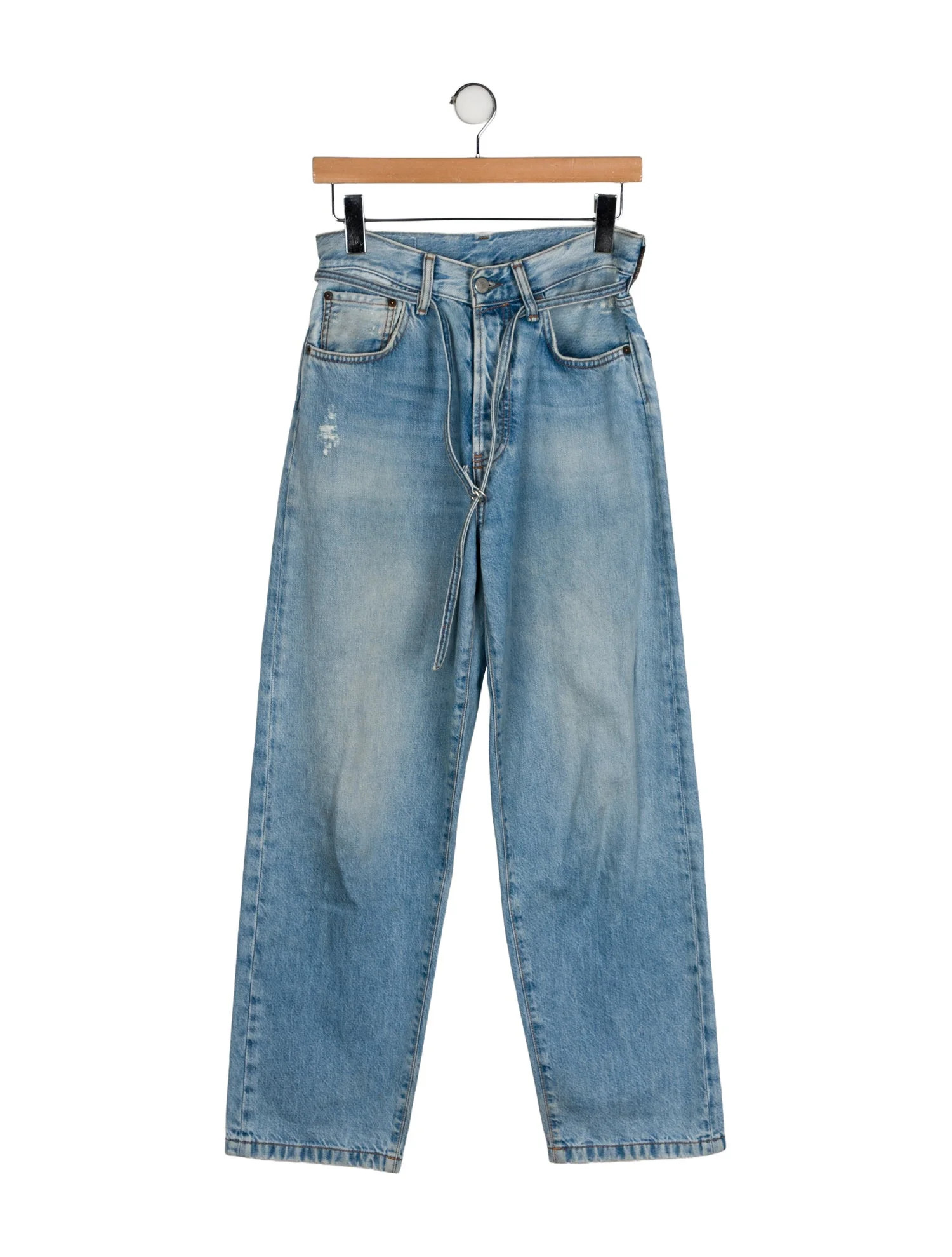 High-Rise Straight Leg Jeans | The RealReal