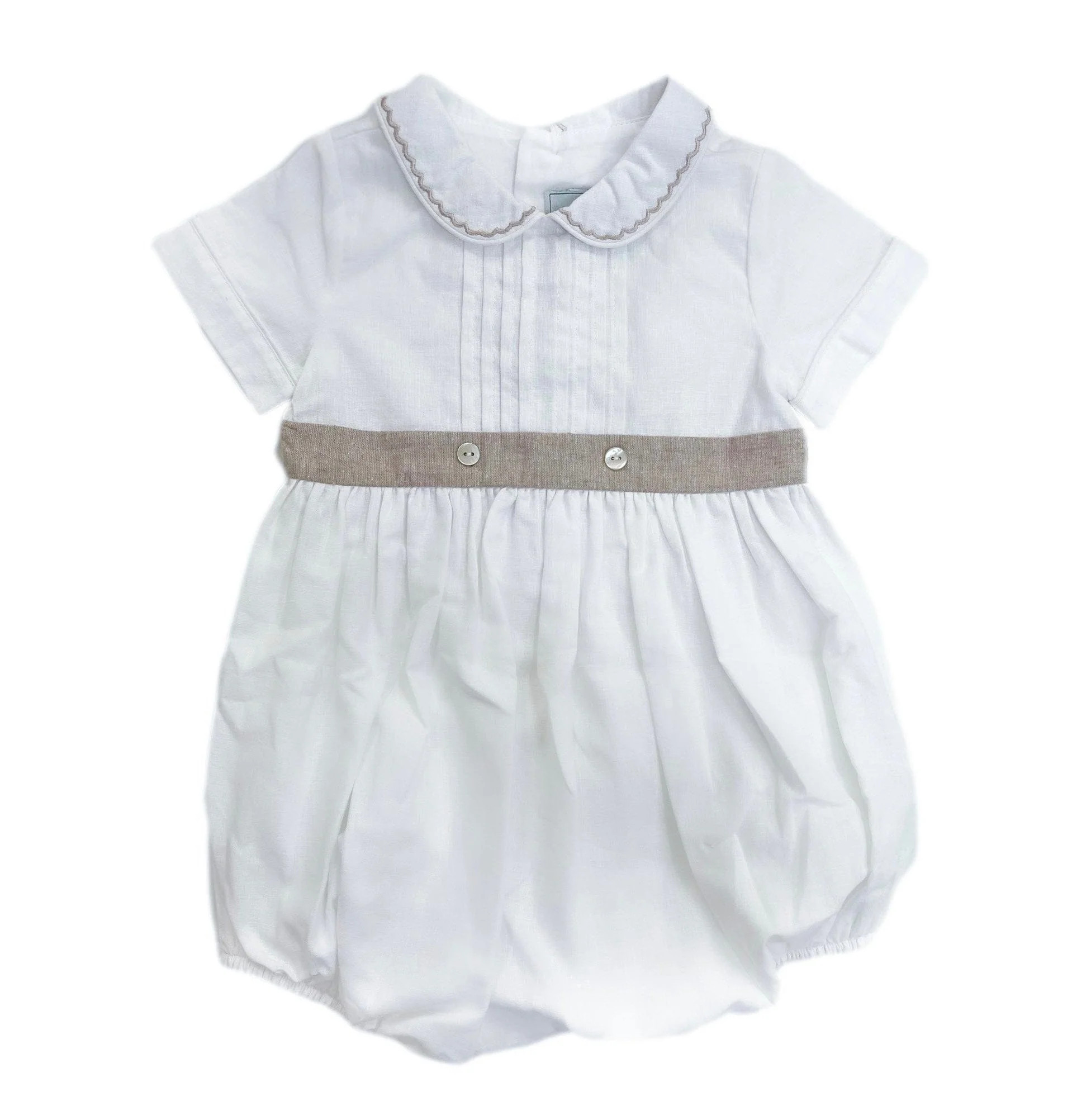 Ashton Linen Romper | petite maison kids