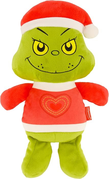 Infantino Plushy Pal The Grinch, Soft Baby Plush Toy for Cuddles & Comfort, Holiday Snuggle Buddy... | Amazon (US)