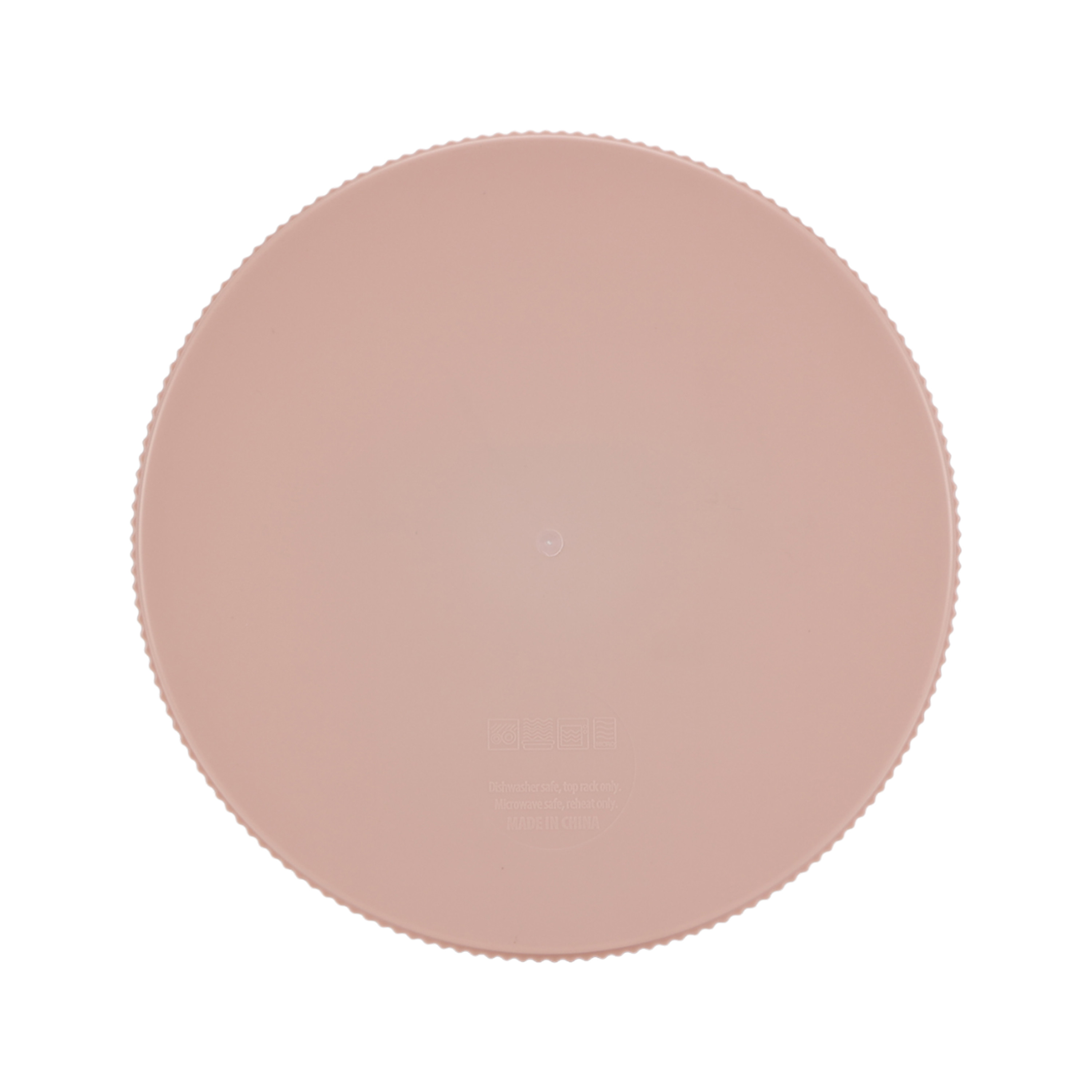 Mainstays 10-Inch Eco-Friendly Recycled Plastic Dinner Plate, Pink | Walmart (US)