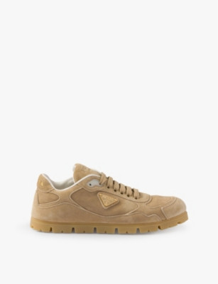 Trail suede low-top trainers | Selfridges