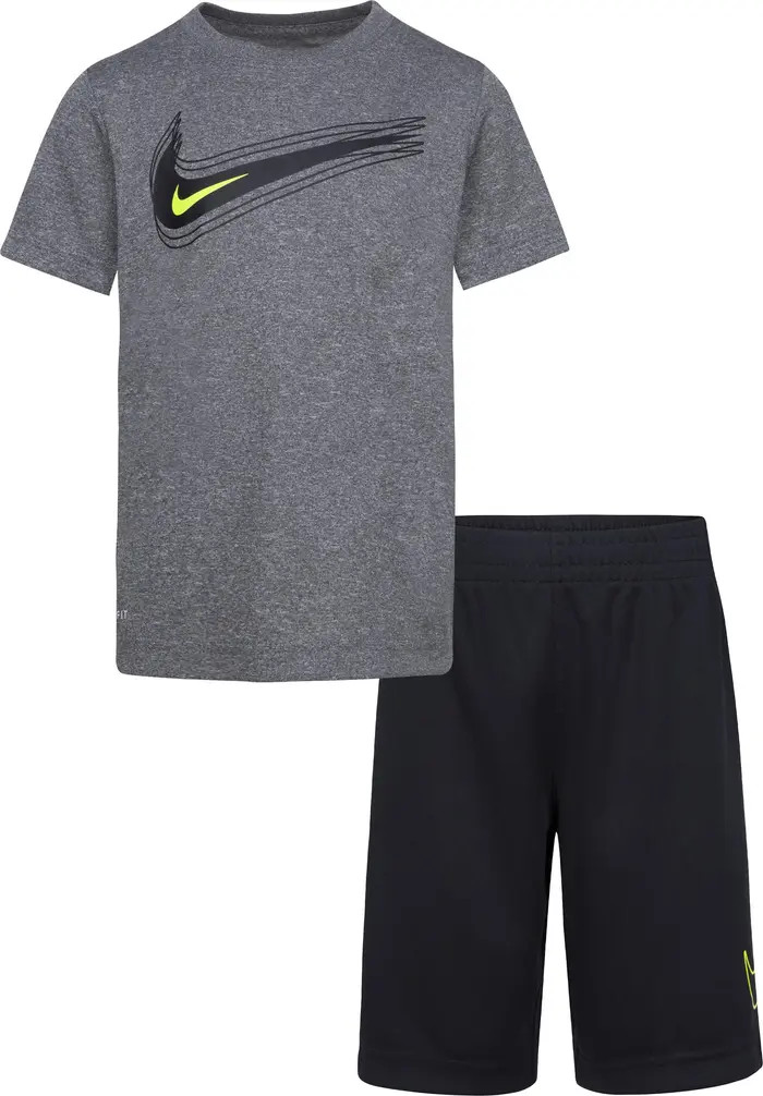 Kids' Dri-FIT T-Shirt & Shorts Set | Nordstrom Rack