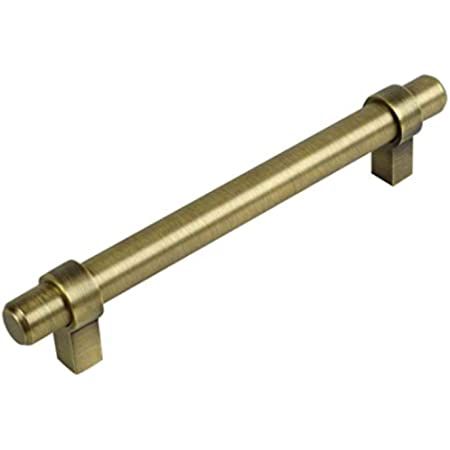 Cosmas® 161-160BAB Brushed Antique Brass Contemporary Bar Cabinet Handle Pull - 6-5/16" Inch (160mm) | Amazon (US)