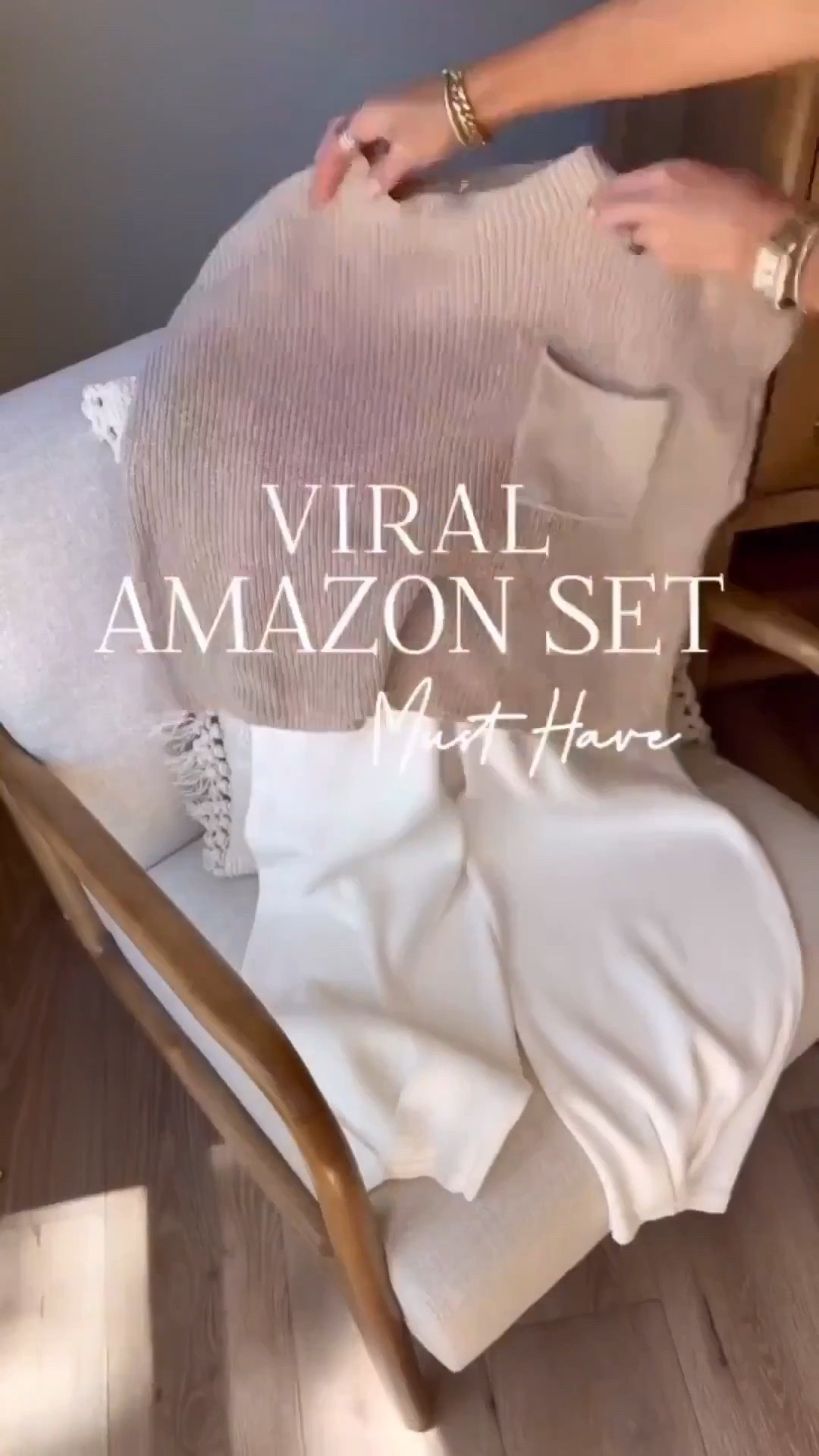 Viral Amazon set inspired by free people is on sale today and under $40!!
I love this soft comfy set! 
Wear the sweater separate with jeans as well. Runs tts sz small
Makes a great travel outfit 
Amazon affordable matching set outfit idea, look for less, style over 40, casual outfit idea, spring style, comfortable outfit idea, lounge at home, loungewear


#LTKSeasonal #LTKOver40 #LTKootd