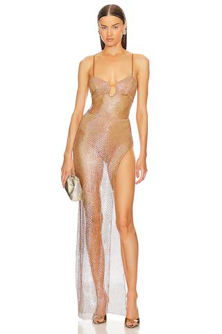 Michael Costello x REVOLVE Celine Gown in Copper from Revolve.com | Revolve Clothing (Global)