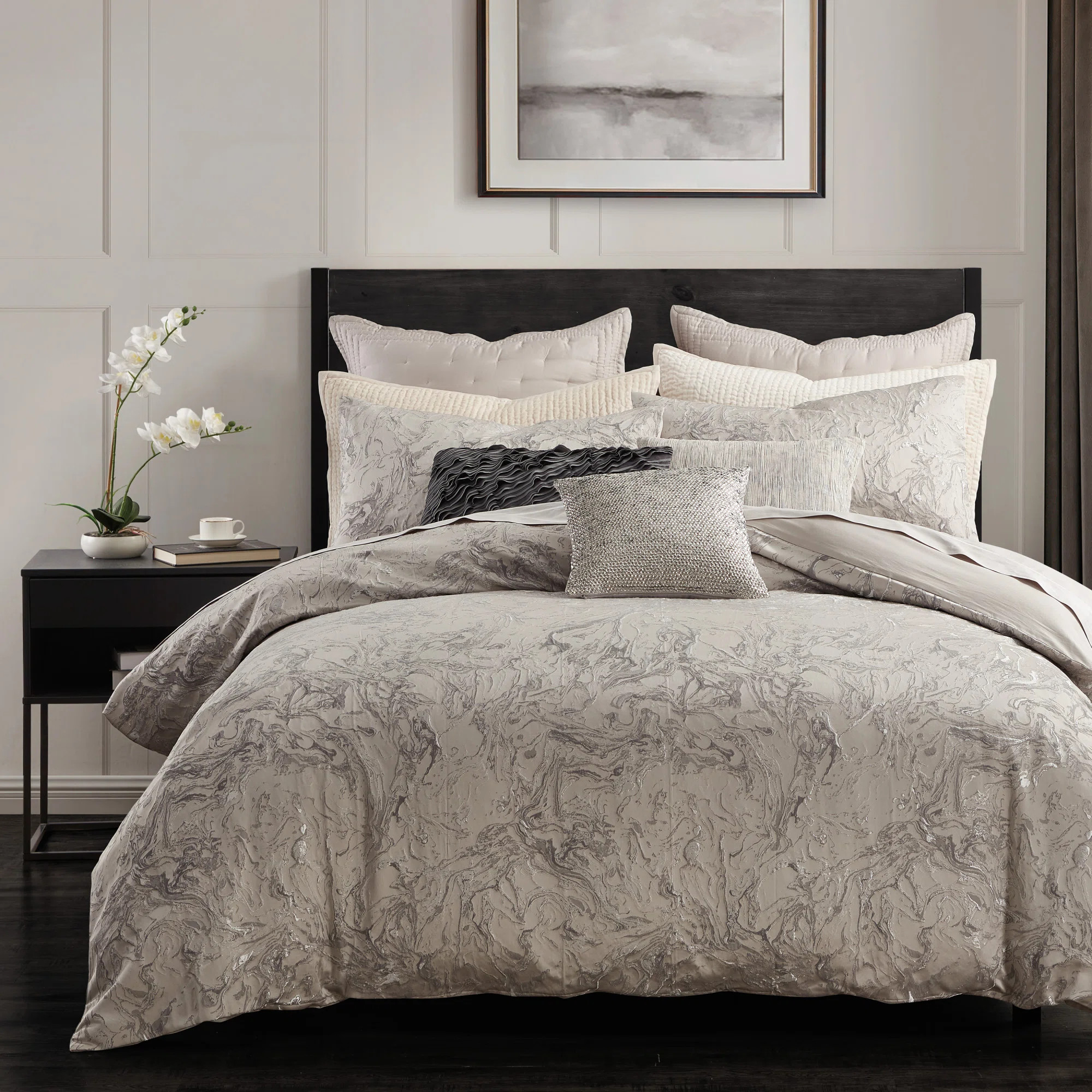 Liquid Marble Duvet Cover | Perigold