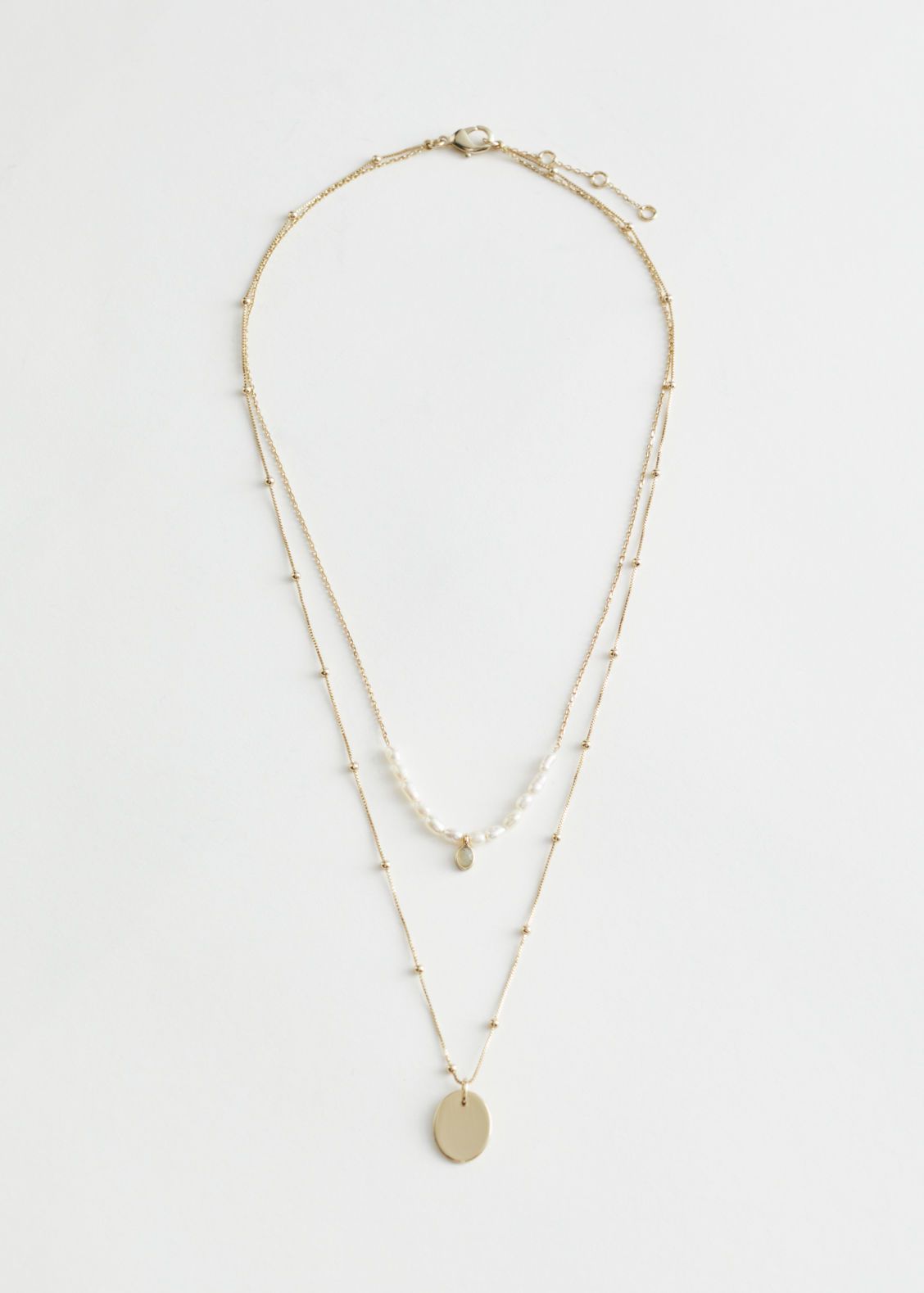Duo Chain Pearl Pendant Necklace | & Other Stories (EU + UK)