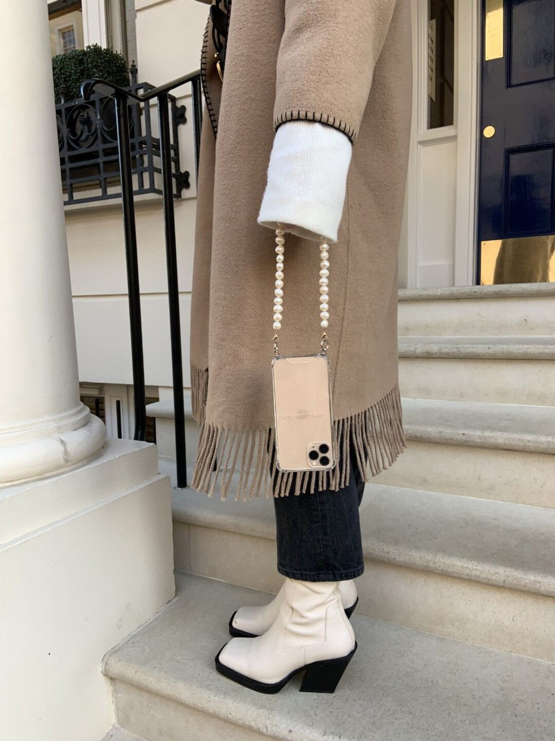 Oh So Delicates Pearl Phone Chain | Etsy (UK)