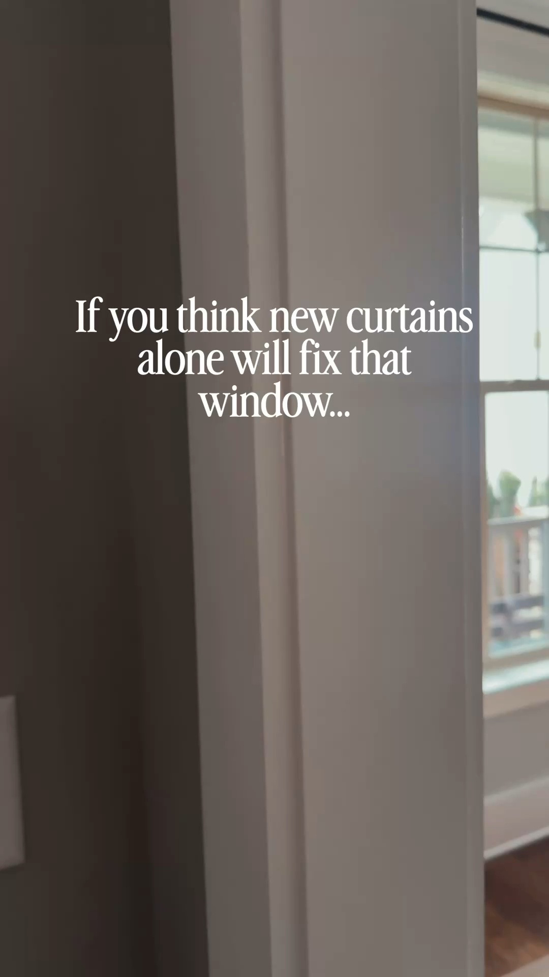 Sometimes the best window hardware is one that disappears completely. I love how this window turned out! And it only took some drilling and screws to attach the track, which came with its own connectors and rollers. You do have to cut the track to size-I had to involve my husband for that part. But it was well worth it! 

#evertrack #windowtreatments #ceilingcurtaintrack