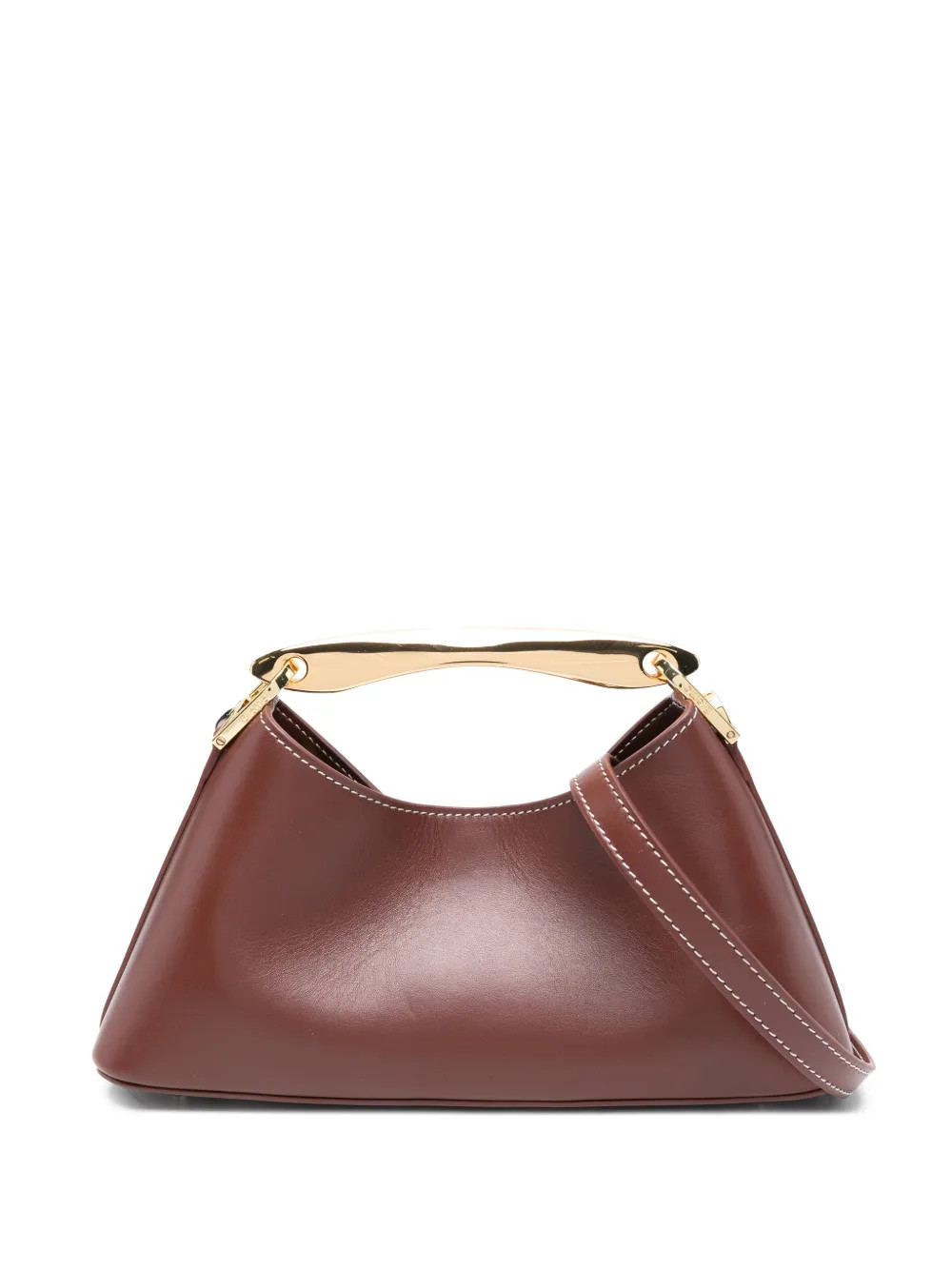 Elleme mini Boomerang tote bag - Brown | Farfetch Global