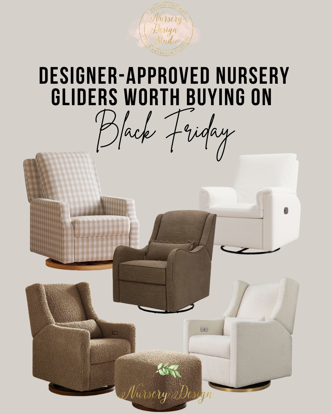 If you only buy ONE nursery item on Black Friday… make it your glider.
These designer-approved favorites always sell out first — and they almost never drop in price outside of this weekend.

Tap through to see the gliders worth grabbing early.

#LTKBump #LTKCyberWeek #LTKBaby