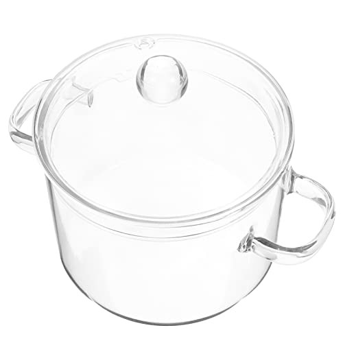 Yardwe Glass Cooking Pot- 1.35L Heat- Resistant Borosilicate Glass Two- Eared Instant Noodle Fryi... | Amazon (CA)