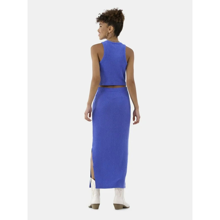 No Boundaries Midi Dress Set, 2-Piece, Women's | Walmart (US)