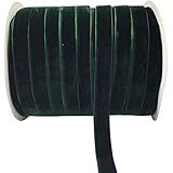 QIANF Vintage Green Velvet Ribbon, 1 Inch X 25Yd | Amazon (US)