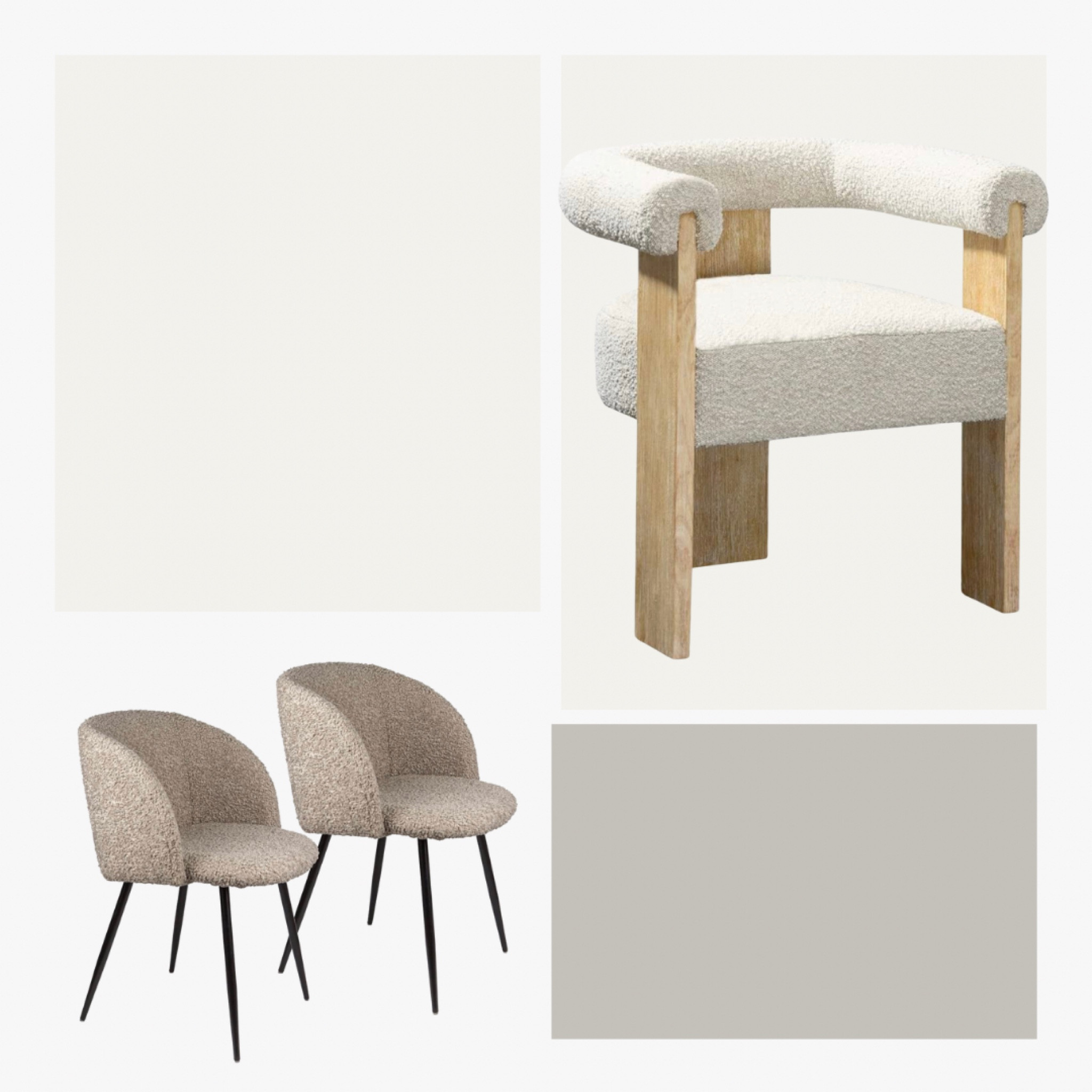 Boucle dining chairs 

#LTKhome #LTKstyletip #LTKsalealert