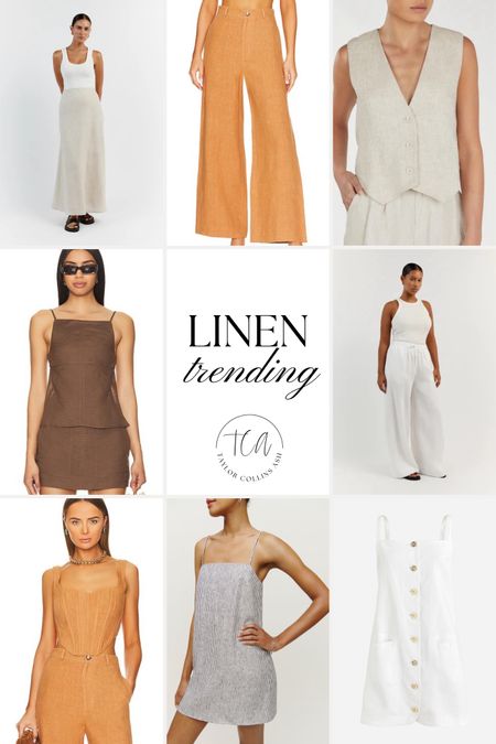 Trending: linen. Here are all my linen favorites I'm eyeing and buying! 

#LTKStyleTip #LTKSeasonal #LTKFindsUnder100