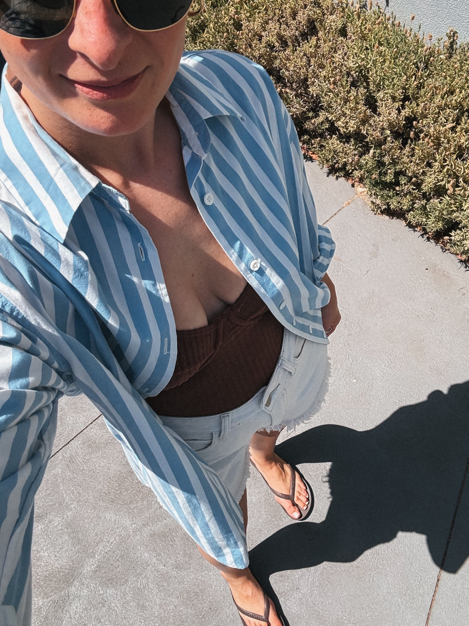 Shirt - Assembly Label. Wearing my usual size 8. Oversized fit 
Swimsuit. Ochre Lane. Wearing my usual size 8
Shorts - Dissh (old). Wearing my usual size 8 
Sandals - Archie’s. Tts 

#LTKaustralia #LTKsummer #LTKnewzealand