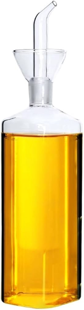 Oil Bottle Glass Olive Oil Dispenser Bottle Glass Cooking Oil Vinegar Measuring Dispenser With Sp... | Amazon (US)
