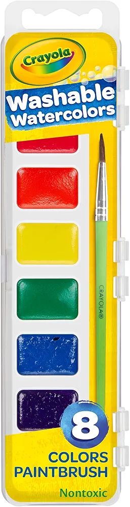 Crayola Washable Watercolors Paint Set for Kids 8Count