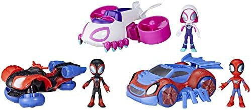 Spidey and His Amazing Friends Team Spidey Change ‘N Go Riders Playset, 3 Toy Cars and Action F... | Amazon (US)