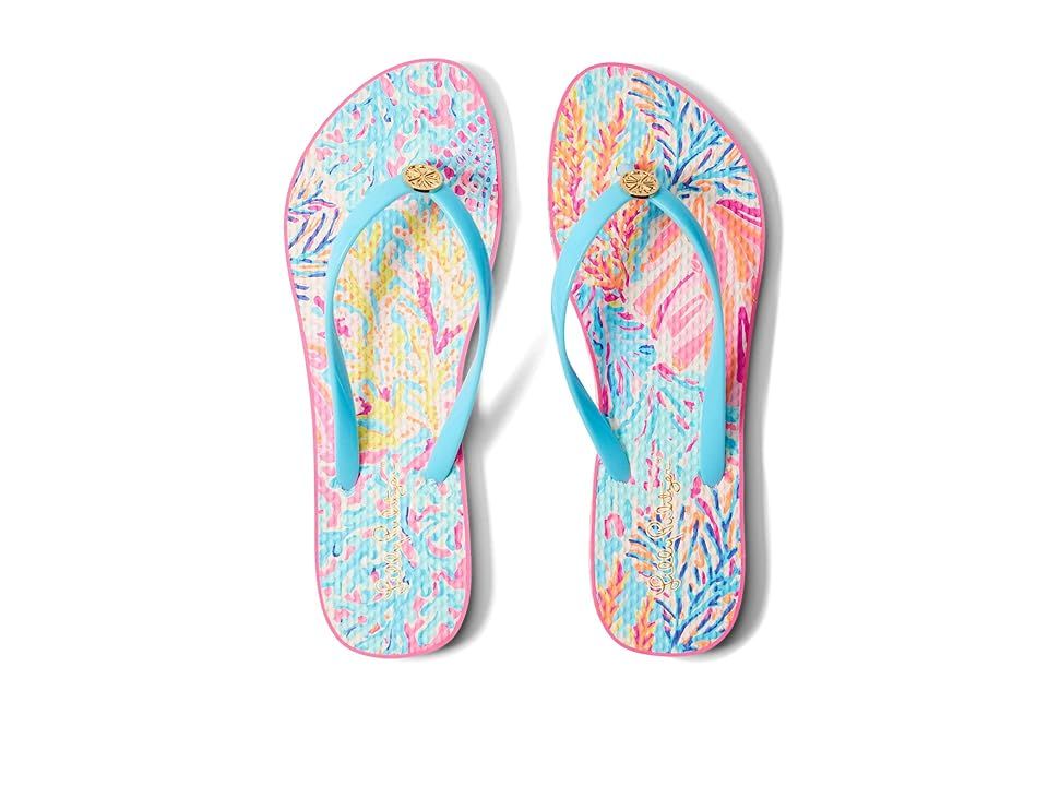 Lilly Pulitzer Pool Flip-Flop (Multi) Women's Shoes | Zappos