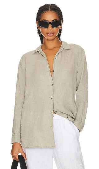 Light Weight Linen Shirt in Silt | Revolve Clothing (Global)