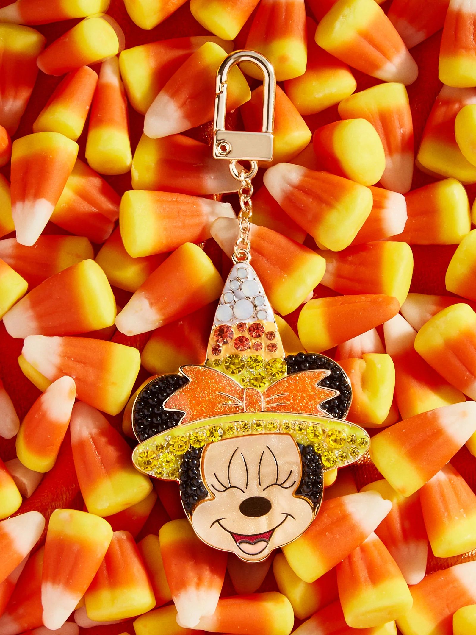 Minnie Mouse Disney Candy Corn 2D Bag Charm - 2D Candy Corn | BaubleBar (US)