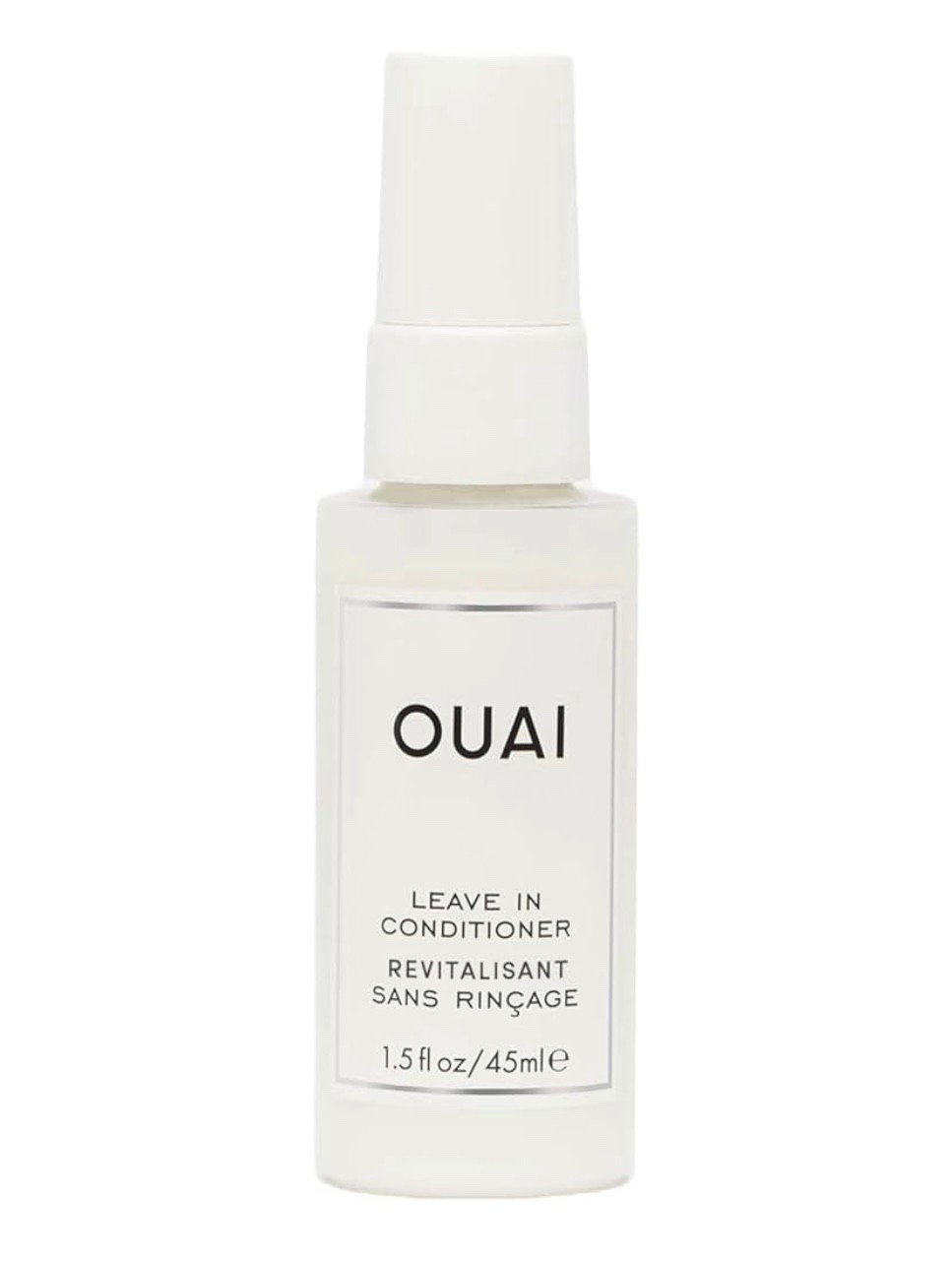 OUAI Leave In Conditioner & Heat Protectant Spray - Prime Hair for Style, Smooth Flyaways, Add Shine and Use as Detangling Spray - No Parabens, Sulfates or Phthalates (1.5 oz)

#LTKStyleTip #LTKBeauty #LTKFindsUnder50