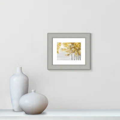 Selfless Yellow - Framed Art Self Matted | Wayfair North America