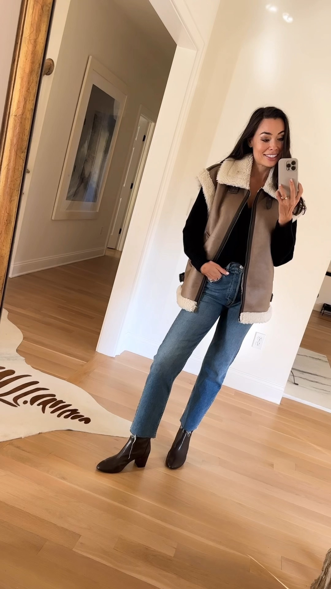 Fall outfit, vest, denim, boots. 

#LTKSeasonal #LTKVideo #LTKHoliday