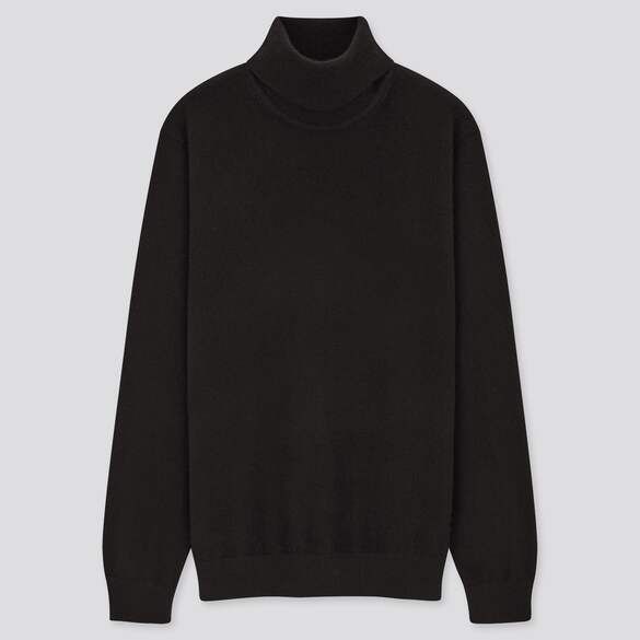 Men 100% Cashmere Turtleneck Jumper (2020 Season) | UNIQLO UK | UNIQLO (UK)