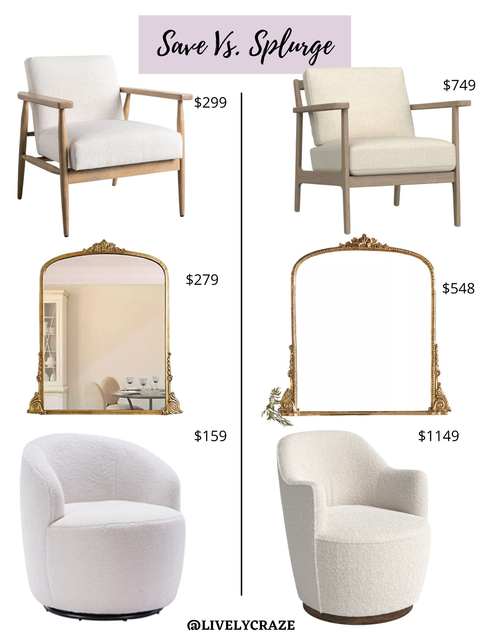 Save vs splurge on home items 

#LTKhome #LTKGiftGuide #LTKSeasonal