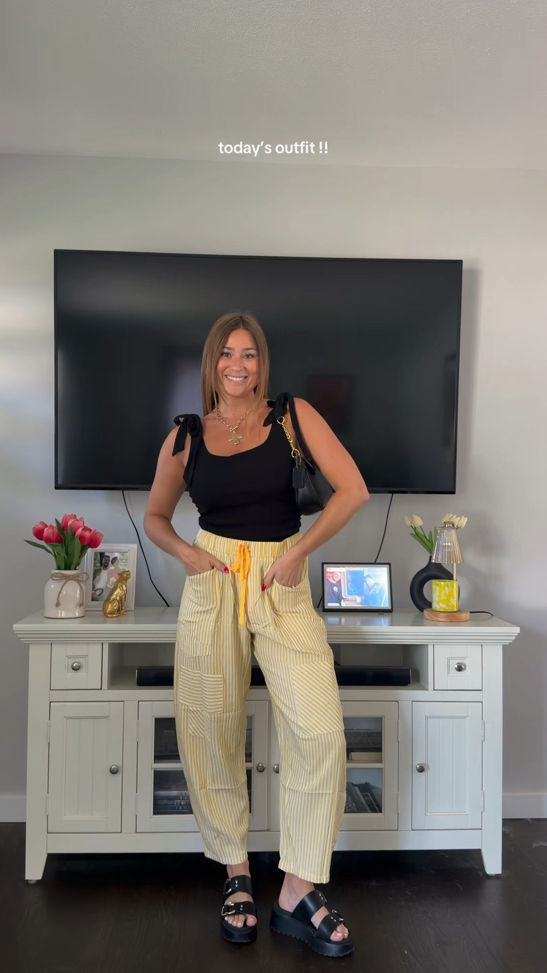 what i wore to church yesterday! summer outfit ideas. comfiest barrel pants!! wearing my true size in everything


comfy outfits
comfy style
colorful outfits
yellow outfits
yellow pants

#LTKootd