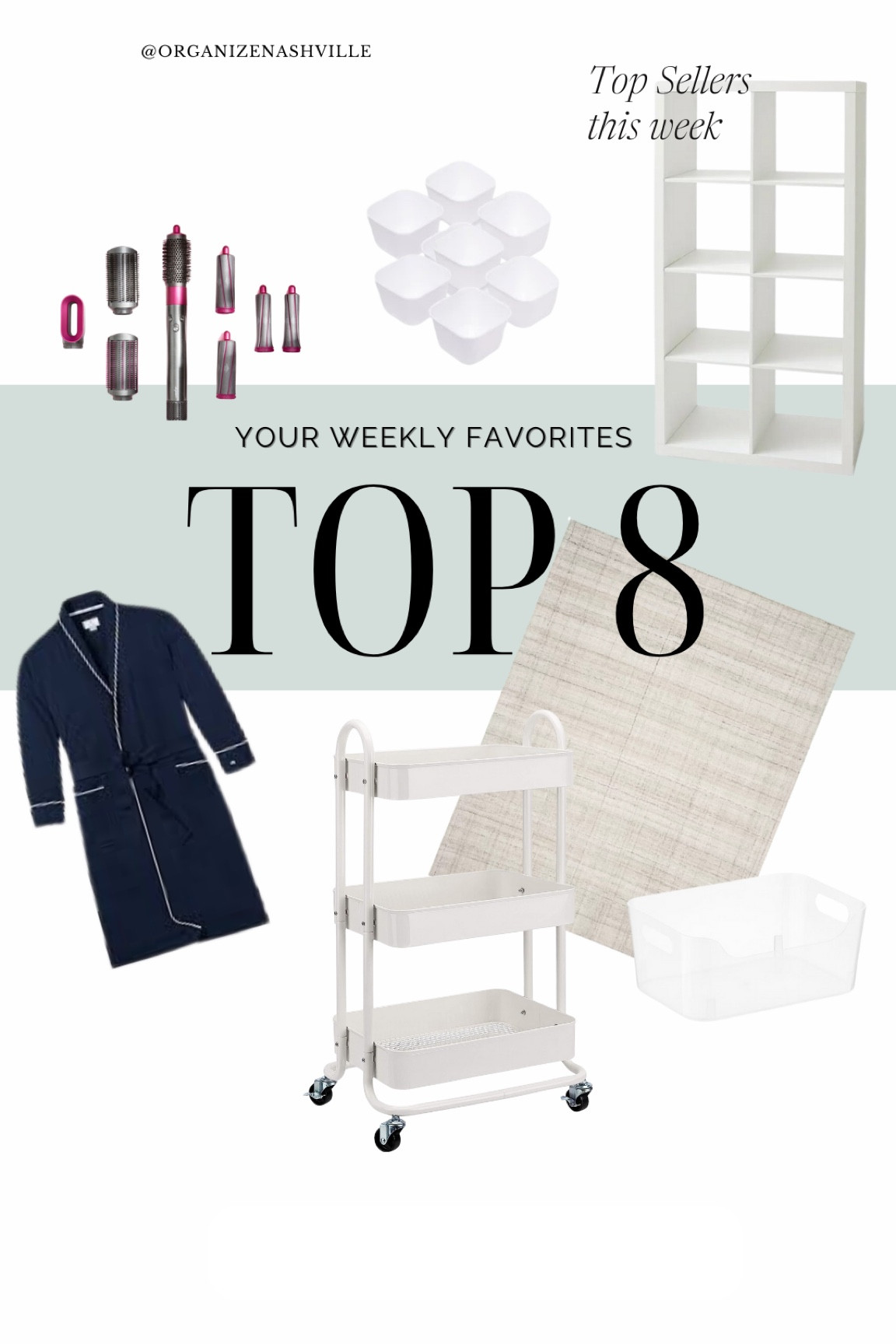 Your favorites this week! I’m obsessed with this adorable kids robe with white piping. It even has the option to monogram. Makes a great back to school or even holiday gift to order now. More of your favorite this week include:

1. West Elm Lumini rug (also linking the look for less west elm dupe at wayfair!$
2. Dyson airwrap dupe
3. Rolling cart for workout, nursing cart, art cart or postpartum 
4. Open bin with handles (my go to organizing bin that’s super affordable)
5. Storage trays perfect for the rolling cart or an inexpensive way to organize your drawers
6. Cliff bars (my fave breastfeeding snack that I kept on my nursing cart!)
7. Cube storage 
8. Petite plume flannel cotton robe for kids with white piping 