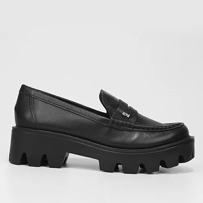 Mocassim Couro Santa Lolla Loafer Tratorado Feminino - Feminino | Zattini (BR)