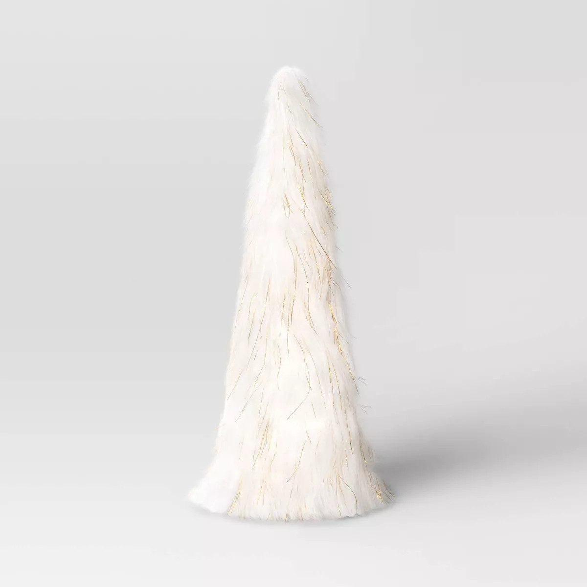 Faux Fur Christmas Tree Sculpture - Wondershop™ White | Target