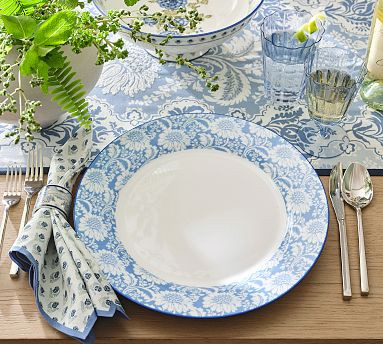 Kravet Solaria Charger Plates - Set of 4 | Pottery Barn (US)